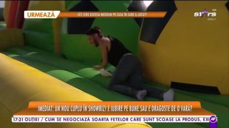 Star la mare fitză. David Pușcas și Sara au dat în mintea copiilor. Iată ce au făcut cei doi