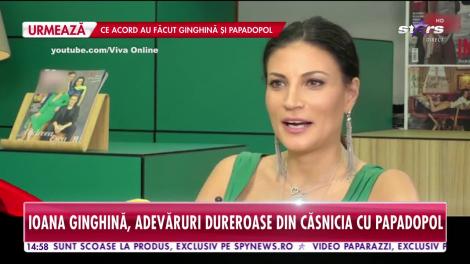 Ioana Ginghină, adevăruri dureroase din căsnicia cu Alexandru Papadopol