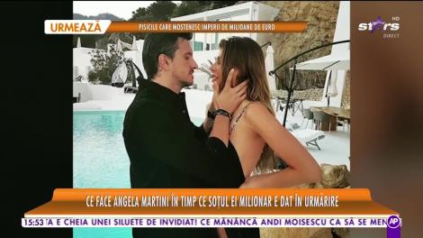 Star la mare fitză. Ce face Angela Martini în timp ce soţul ei e dat în urmărire. Faimosul model nu pierde vremea deloc