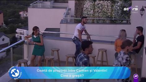 Dragoste fără secrete. Ceartă de proporții între Carmen și Valentin