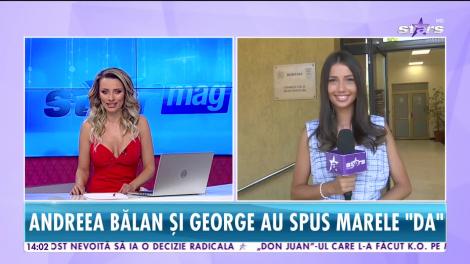 Star Magazin. Andreea Bălan şi George Burcea au devenit soț și soție. Primele declarații ale artistei