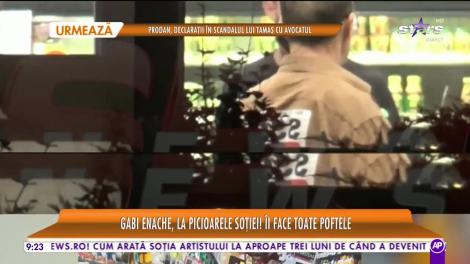 Star Matinal e pe val! Lena cere, Gabi Enache execută. Ce gest a făcut fotbalistul pentru soție, la miezul nopții