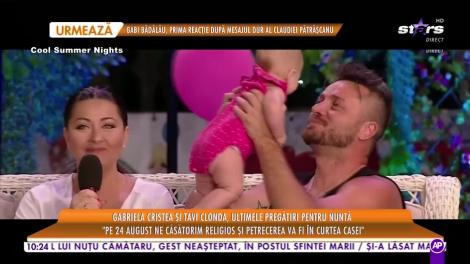 Star Matinal e pe val! Gabriela Cristea şi Tavi Clonda, ultimele pregătiri pentru nunta: O să fie totul decorat în mov