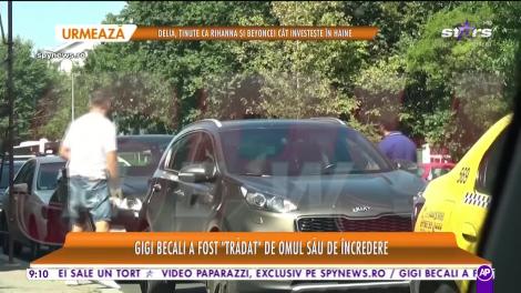 Gigi Becali a fost "trădat" de omul său de încredere! Cum l-au surprins paparazzii pe Ionuţ Luţu