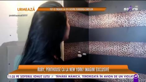Imagini din casa în care s-a mutat Ruby! Artista şi-a făcut un penthouse ca la New York