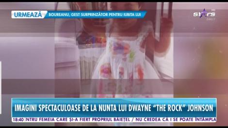 Star News. Imagini spectaculoase de la nunta lui Dwayne The Rock Johnson