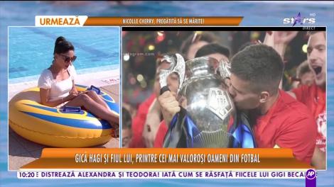 Gică Hagi şi fiul lui sunt printre cei mai apreciaţi oameni din lumea fotbalului!