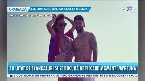 Star News. Gabi şi Lena Enache, în culmea fericirii! Cei doi au uitat de scandaluri