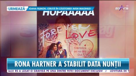 Rona Hartner a stabilit data nunții