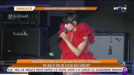 Star Matinal e pe val! Irina Rimes și-a îndeplinit cel mai mare vis: Trebuie să muncești mult, lucrurile vor veni apoi de la sine