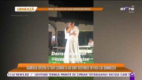 Imagini de senzație! Gabriela Cristea şi Tavi s-au căsătorit! Cei doi ne povestesc tot!