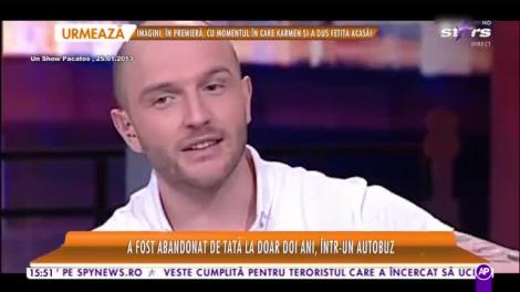 Star la mare fitza. Cătălin Bordea, abandonat de tată la doar doi ani, într-un autobuz