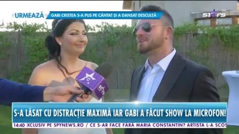 Star News. Cele mai tari imagini de la petrecerea de nuntă a Gabrielei Cristea cu Tavi Clonda. Vedeta a făcut show la microfon
