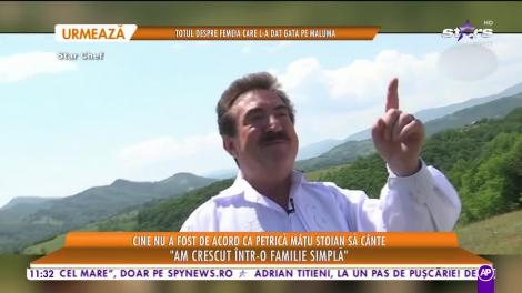 Star Matinal e pe val. Cine nu a fost de acord ca Petrică Mîţu Stoian să cânte: Părinții nu au crezut niciodată în mine