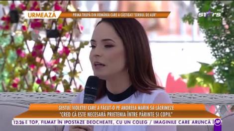 Star Matinal e pe val! Cum vrea Andreea Marin, declarații emoționante: În fiecare zi am ceva de învățat de la copilul meu