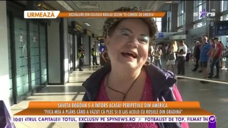 Star Matinal e pe val! Saveta Bogdan s-a întors în România. Primele declarații ale artistei