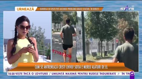 Star Matinal e pe val! Cum se antrenează Cristi Chivu. Soția este mereu alături de el