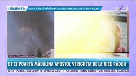 De ce poartă Mădălina Apostol, din nou, inelul de logodnă de la Nick Rădoi