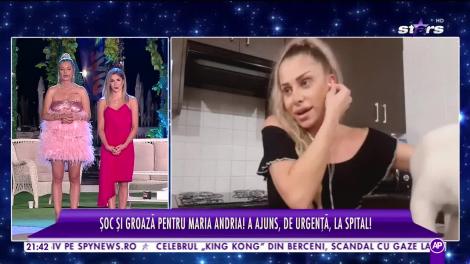 Şoc şi groază pentru Maria Andria! Blonda lui Scărlătescu a ajuns la spital de urgenţă!