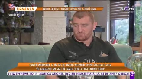 Cătălin Moroşanu, la un pas de divorț? Adevărul despre relația cu soția