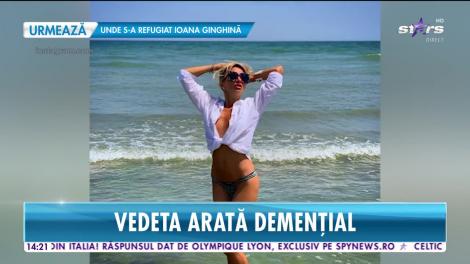 Crina Abrudan a încins atmosfera pe litoral! Vedeta s-a distrat de zor în club