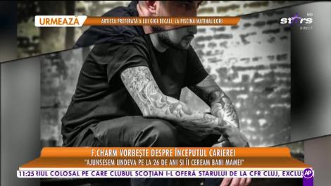 F. Charm, despre începutul carieri: Am lucrat ca ospătar în Spania