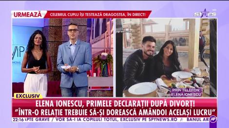 Agenția Vip. Elena Ionescu, singurele declarații după separarea de soțul ei