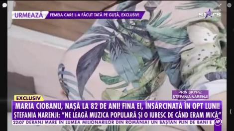 Agenția Vip. Maria Ciobanu, nașă la 82 de ani! Fina ei, însărcinată în opt luni