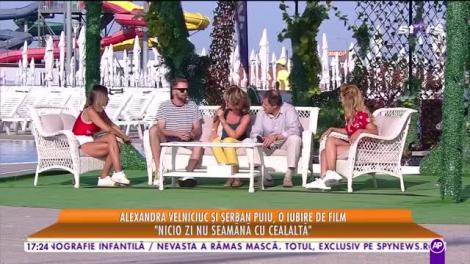 Star la mare fitză. Alexandra Velniciuc și Șerban Puiu, o iubire de film: Sutem de 20 de ani împreună, nu avem nici acte