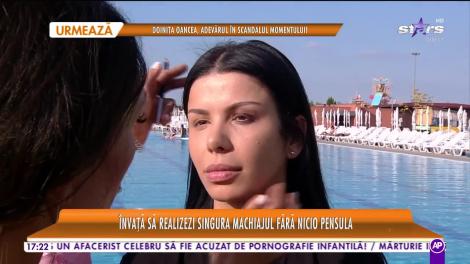 Star la mare fitză. Noua fiță în materie de machiaj. Cum se face machiajul fără nicio pensulă