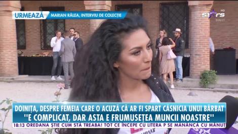 Doiniţa Oancea, despre femeia care o acuză că ar fi spart căsnicia unui bărbat