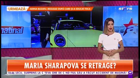 Star Matinal. Maria Sharapova va avea un nou job. Tenismena a decis să îşi încerce norocul în televiziune