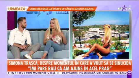 Star Matinal. Cu cine se iubește Simona Traşcă, în secret: Când am aflat că am fost înșelată am intrat în depresie