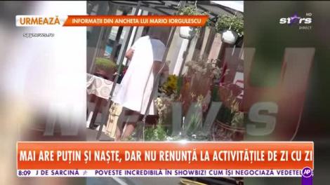 Star Matinal. Diana Dumitrescu mai are puțin și naște, dar nu renunță la activitățile de zi cu zi