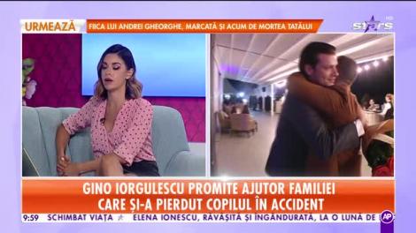 Star Matinal. Gino Iorgulescu promite ajutor familiei care și-a prierdut copilul în accident
