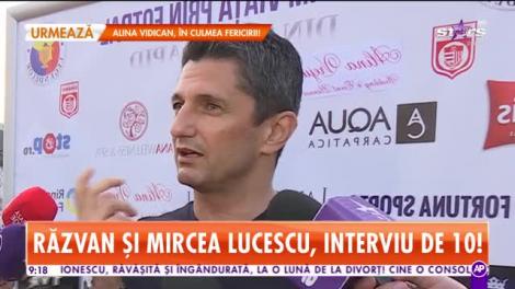 Star Matinal. Răzvan și Mircea Lucescu, interviu de nota zece. Tatăl și fiul vorbesc despre momentele care au scris istorie în fotbal