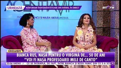 Bianca Rus, naşă pentru o virgină de 50 de ani!