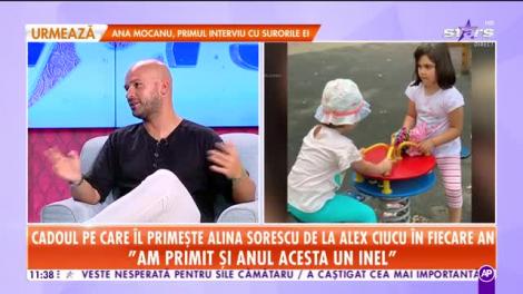 Ce cadou primeşte Alina Sorescu de la Alex Ciucu în fiecare an