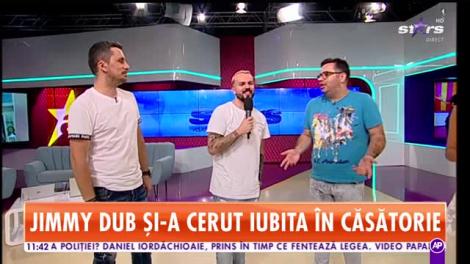 Se pregătește Jimmy Dub pentru dublu eveniment, nuntă și botez în aceeași zi? Artistul și-a cerut iubita în căsătorie