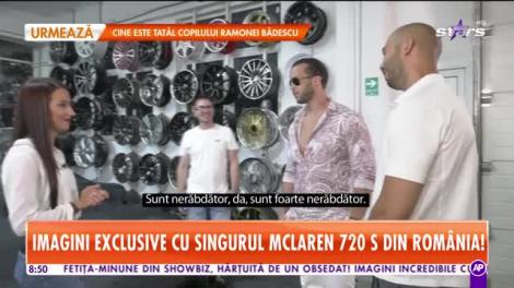 Imagini exclusive cu singurul mcLaren 720s din România. Cine este milionarul român care conduce bijuteria pe patru roți