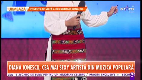 Diana Ionescu, cea mai sexy artistă din muzica populară, cântă senzaţional la Star Matinal