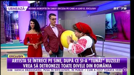 Agenția VIP. Saveta Bogdan, de pe scenă, direct pe banda de alergare!