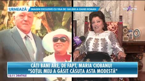 Star News. Câţi bani are Maria Ciobanu. Cui o să-i rămănă proprietăţile marii artiste