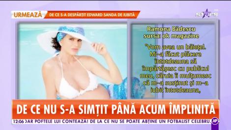 Star Matinal. Cum i s-a schimbat viața Ramonei Bădescu după ce a rămas însărcinată