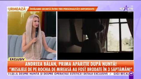 Star Matinal. Andreea Bălan, peripeții de la cel mai important eveniment din viața ei