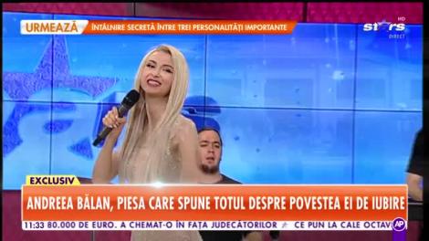 Star Matinal. Andreea Bălan cântă piesa Înger păzitor