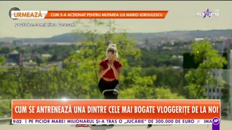 Star Matinal. Alina Ceușan, secretele unui trup tras prin inel
