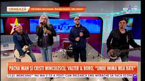 Star Matinal. Pacha Man, Cristi Minculescu & Valter & Boro cântă melodia Unde inima mea bate
