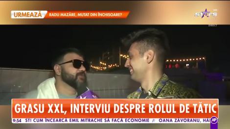 Star Matinal. Grasu XXL, interviu despre rolul de tătic. Soția lui, Laura Andreșan, a adus pe lume o fetiță