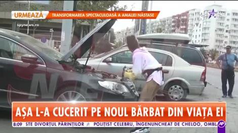 Star Matinal. Roxana Vancea, sexy în benzinărie